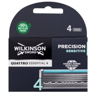 Wilkinson Quattro Essential 4 Precision Sensitive zapasowe ostrza do maszynki do golenia 4szt