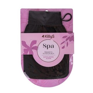 Spa Exfoliating Glove złuszczająca rękawica do peelingu ciała Czarna KillyS