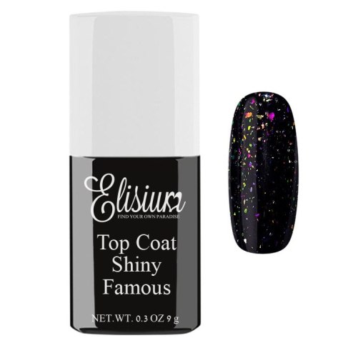 Top Coat Shiny top do lakierów hybrydowych Famous 9g Elisium