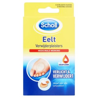 Corneal Remover Plaster plaster do usuwania zrogowaciałej skóry 4szt. Scholl