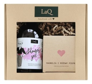 LaQ Kicia Magnolia zestaw żel pod prysznic 500ml + masło do ciała 200ml