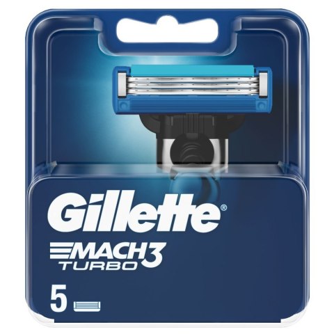 Mach3 Turbo ostrza wymienne do maszynki do golenia 5szt Gillette