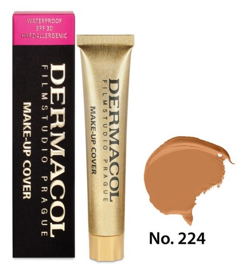 Dermacol Make-Up Cover wodoodporny podkład mocno kryjący 224 SPF30 30g Dermacol Make-Up Cover wodoodporny podkład mocno kryjący 224 SPF30 30g