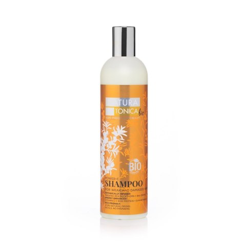 Power-C Shampoo szampon do włosów słabych i zniszczonych 400ml Natura Estonica