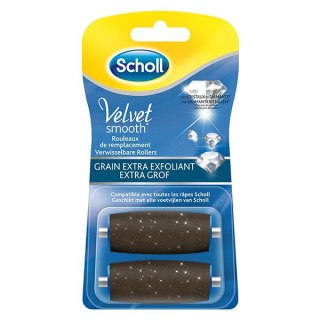 Velvet Smooth Express Pedi Crystal Diamonds Extra Exfoliating Grain wkłady do elektrycznego pilnika 2szt. Scholl