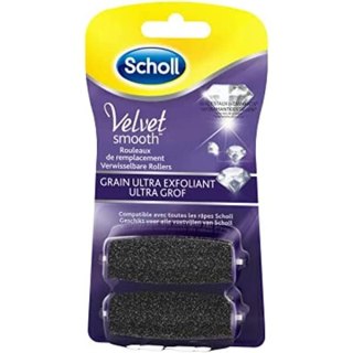 Velvet Smooth Express Pedi Crystal Diamonds Ultra Exfoliating Grain wkłady do elektrycznego pilnika 2szt. Scholl