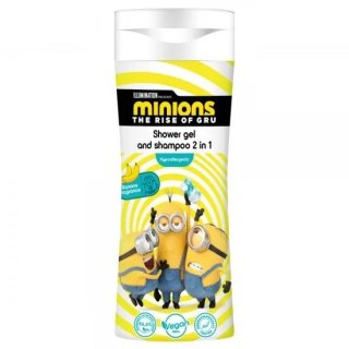 Minionki Żel pod prysznic i szampon 2w1 Banan 300ml