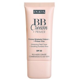 BB Cream + Primer Combination To Oily Skin SPF20 krem BB i baza pod makijaż do cery tłustej i mieszanej 004 Bronze 30ml Pupa Milano
