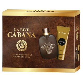 Cabana zestaw woda toaletowa spray 90ml + żel pod prysznic 100ml La Rive