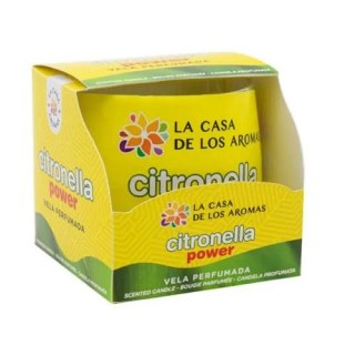 La Casa de los Aromas Citronella świeca o zapachu trawy cytrynowej 100g