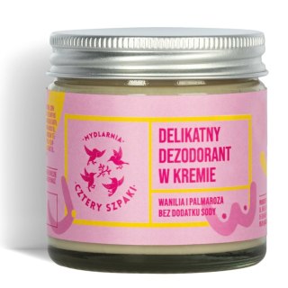 Mydlarnia Cztery Szpaki Delikatny dezodorant w kremie bez dodatku sody Badaj Się 60ml