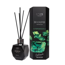 Diamond Exclusive Reed Diffuser dyfuzor zapachowy z patyczkami Szmaragd 110ml LORIS
