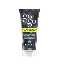 GoGo 2in1 Energizing Hair and Body Wash szampon do włosów i żel do ciała dla mężczyzn 200ml Kallos