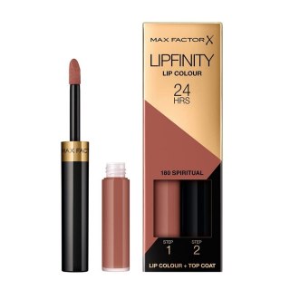 Lipfinity Lip Colour dwufazowa pomadka w płynie o długotrwałym efekcie 180 Spiritual 3.69ml Max Factor