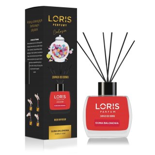 Reed Diffuser dyfuzor zapachowy z patyczkami Guma Balonowa 120ml LORIS