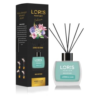 Reed Diffuser dyfuzor zapachowy z patyczkami Jaśmin & Lilia 120ml LORIS