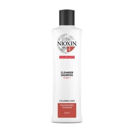 System 4 Cleanser Shampoo oczyszczający szampon do włosów farbowanych znacznie przerzedzonych 300ml NIOXIN