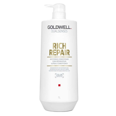 Zestaw do włosów zniszczonych szampon 1l + odżywka 1l Rich Repair Goldwell