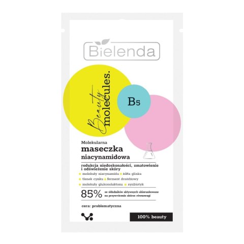 Beauty Molecules molekularna niacynamidowa maseczka 8g Bielenda