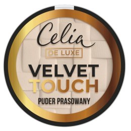 De Luxe Velvet Touch puder prasowany 101 Transparent Beige 9g Celia
