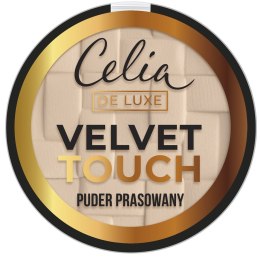 De Luxe Velvet Touch puder prasowany 102 Natural Beige 9g Celia