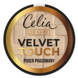 De Luxe Velvet Touch puder prasowany 103 Sandy Beige 9g Celia