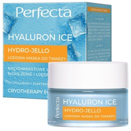 Hyaluron Ice Hydro-Jello lodowa maska do twarzy 50ml Perfecta