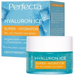 Hyaluron Ice Super-Hydrator żel do twarzy na dzień 50ml Perfecta