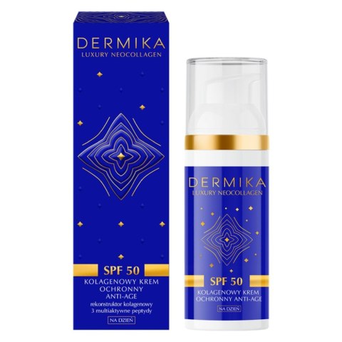 Luxury Neocollagen kolagenowy krem ochronny Anti-Age SPF50 50ml Dermika