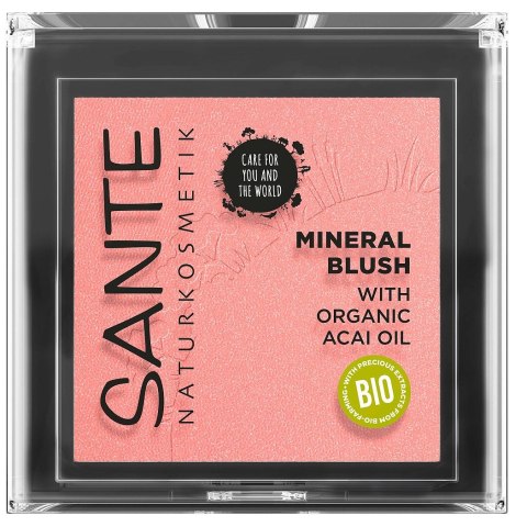 Mineral Blush naturalny róż mineralny 01 Mellow Peach 5g Sante