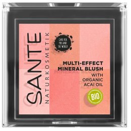 Multi-Effect Mineral Blush naturalny róż mineralny 01 Coral 8g Sante