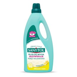 Płyn uniwersalny do mycia i dezynfekcji podłóg i innych powierzchni o zapachu cytryny i liści oliwnych 1000ml SANYTOL