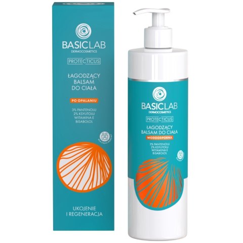 Protecticus łagodzący balsam do ciała po opalaniu Ukojenie i Regeneracja 300ml BasicLab