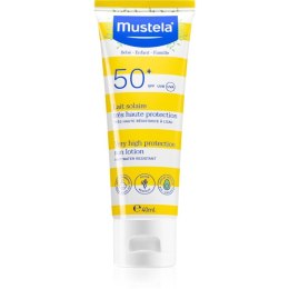 SPF50 Mineral Sunscreen Lotion przeciwsłoneczne mleczko do skóry wrażliwej 40ml Mustela