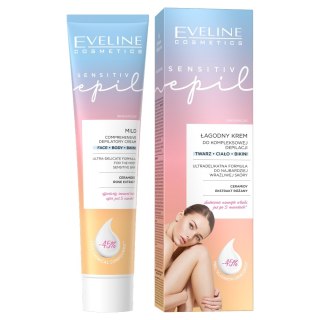 Sensitive Epil łagodny krem do kompleksowej depilacji 125ml Eveline Cosmetics